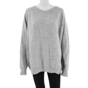 Dynamite Womens Long Sleeves Crew Neck Sweater Heather Grey Size Large